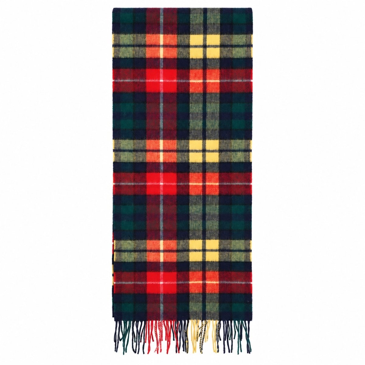 100% Lambswool Wide Scarf Soft Unisex Winter Wrap Heritage of Scotland - Buchanan Modern - Heritage Of Scotland -
