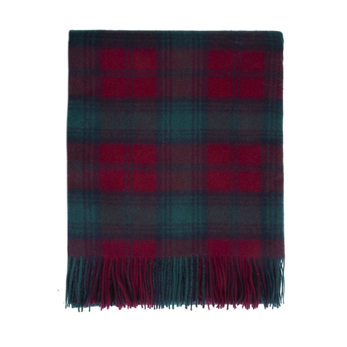 100% Pure Lambswool Blanket Throw – Luxury Soft Warm Wool Blanket - Home Décor - LINDSAY - Heritage Of Scotland -