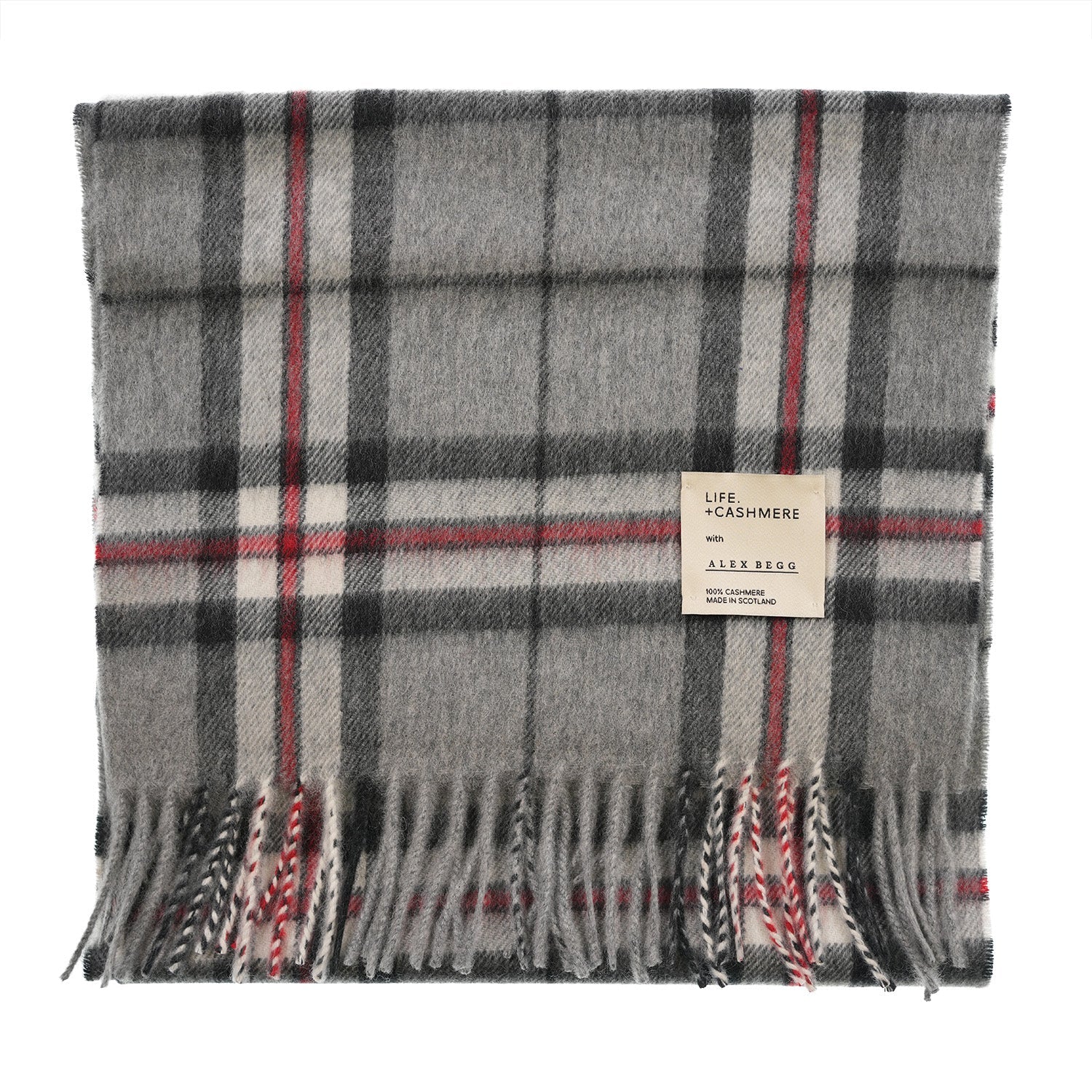 Balmoral 100% Cashmere Woven Scarf Tartans and Checks - Made in Scotland - Heritage Of Scotland - THOMSON GREY