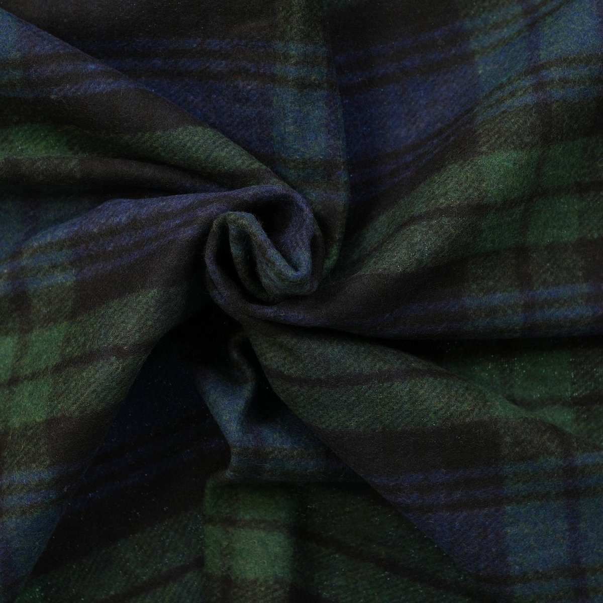 Balmoral Woollen Knee Blanket with Fringed Edges - Black Watch - Heritage Of Scotland -