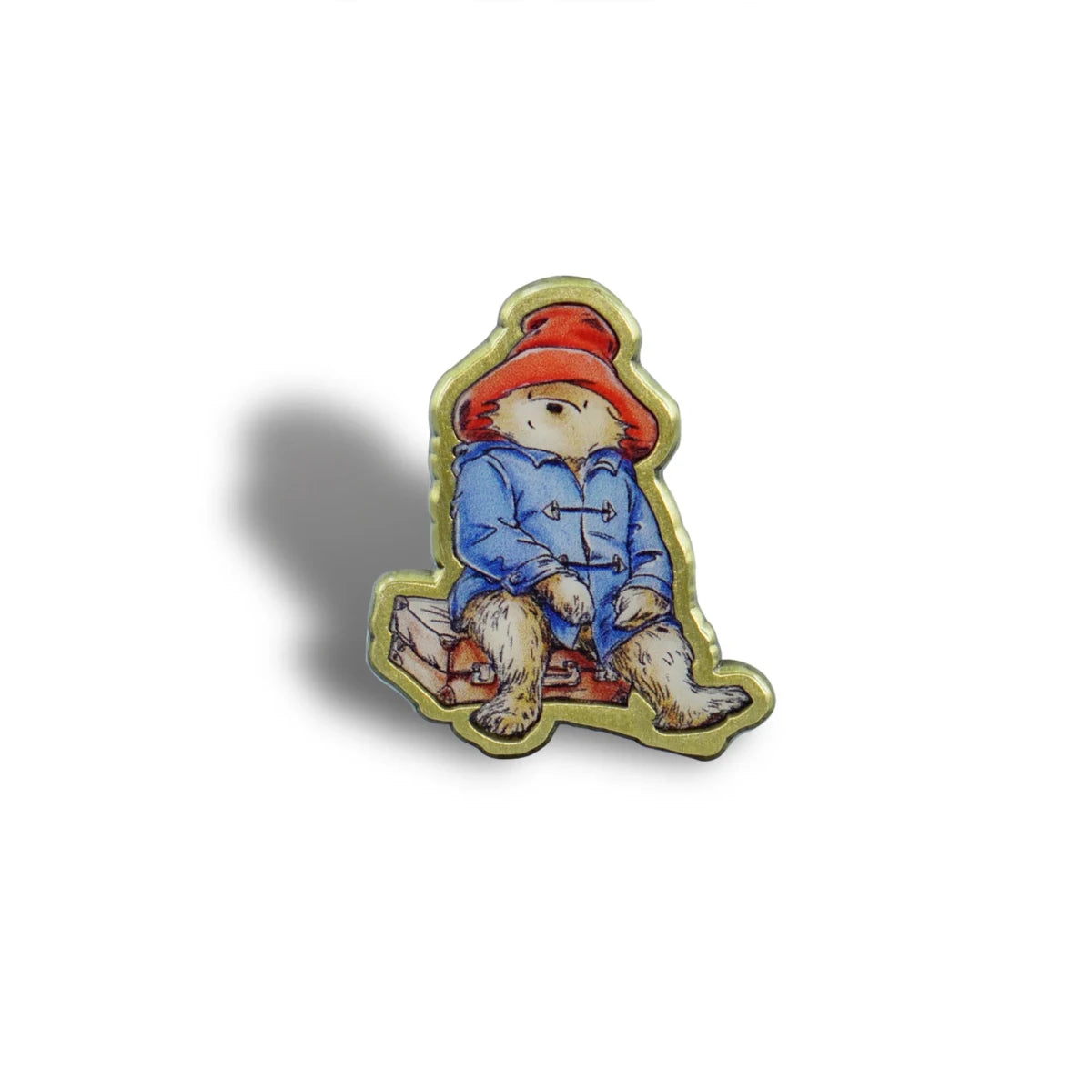 Classic Paddington Bear Full-Length Enamel Pin Badge - Heritage Of Scotland -