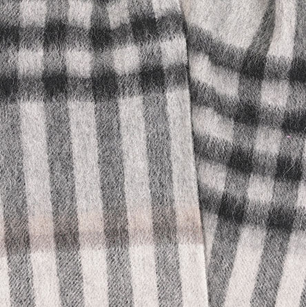 Edinburgh 100% Lambswool Scarf – Premium Soft Wool Wrap - Chequer Grey Light Yellow - Heritage Of Scotland -