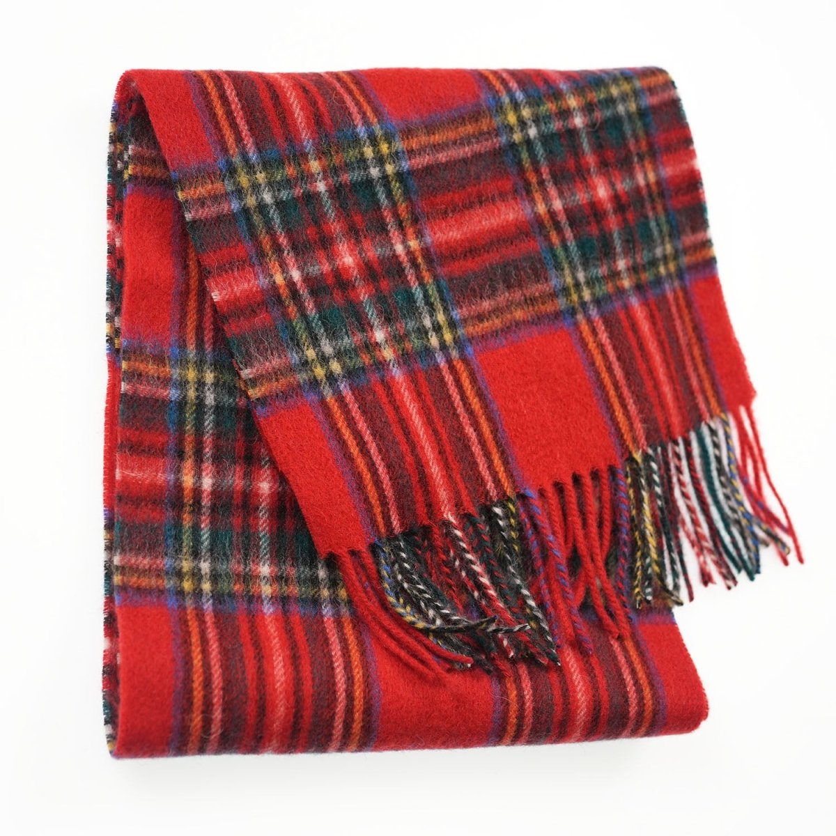 Edinburgh 100% Lambswool Scarf – Premium Soft Wool Wrap - Stewart Royal - Heritage Of Scotland -