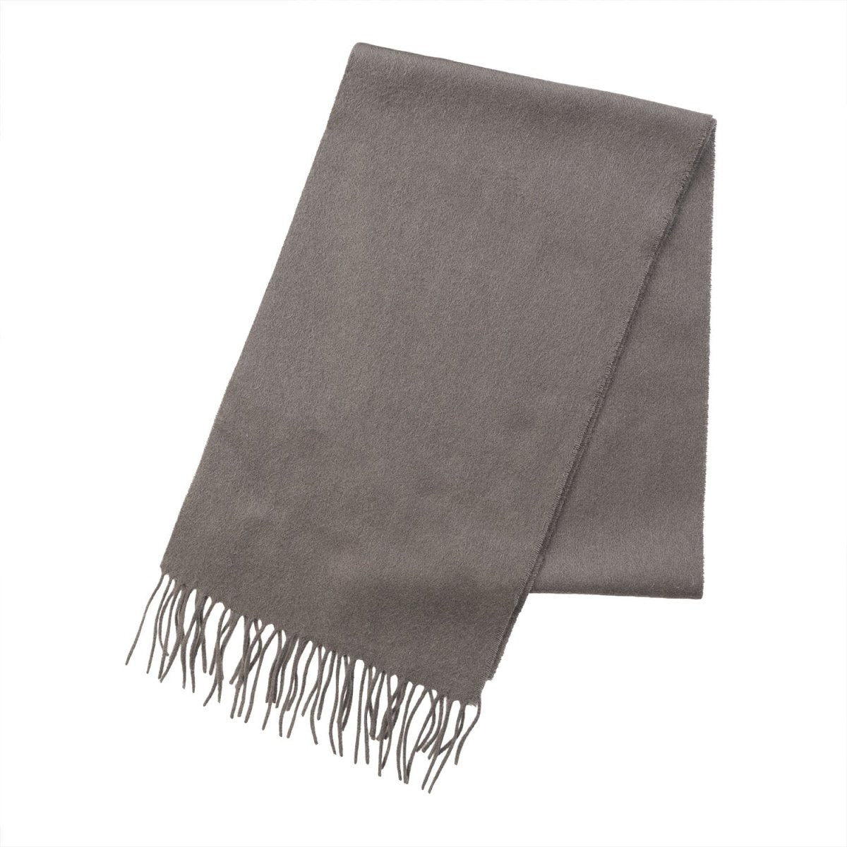 Edinburgh Cashmere Premium Lightweight Scarf - Soft Luxury Wrap - Oyster Grey - Charcoal - Heritage Of Scotland -