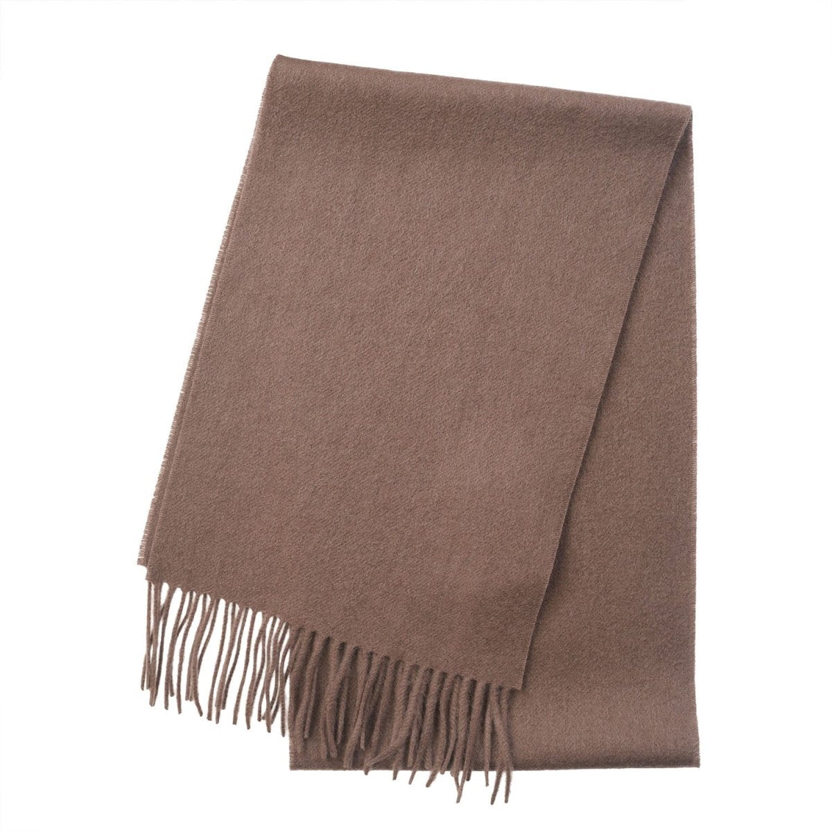 Edinburgh Cashmere Premium Lightweight Scarf - Ultra-Soft Luxury Wrap - Taupe - Heritage Of Scotland -
