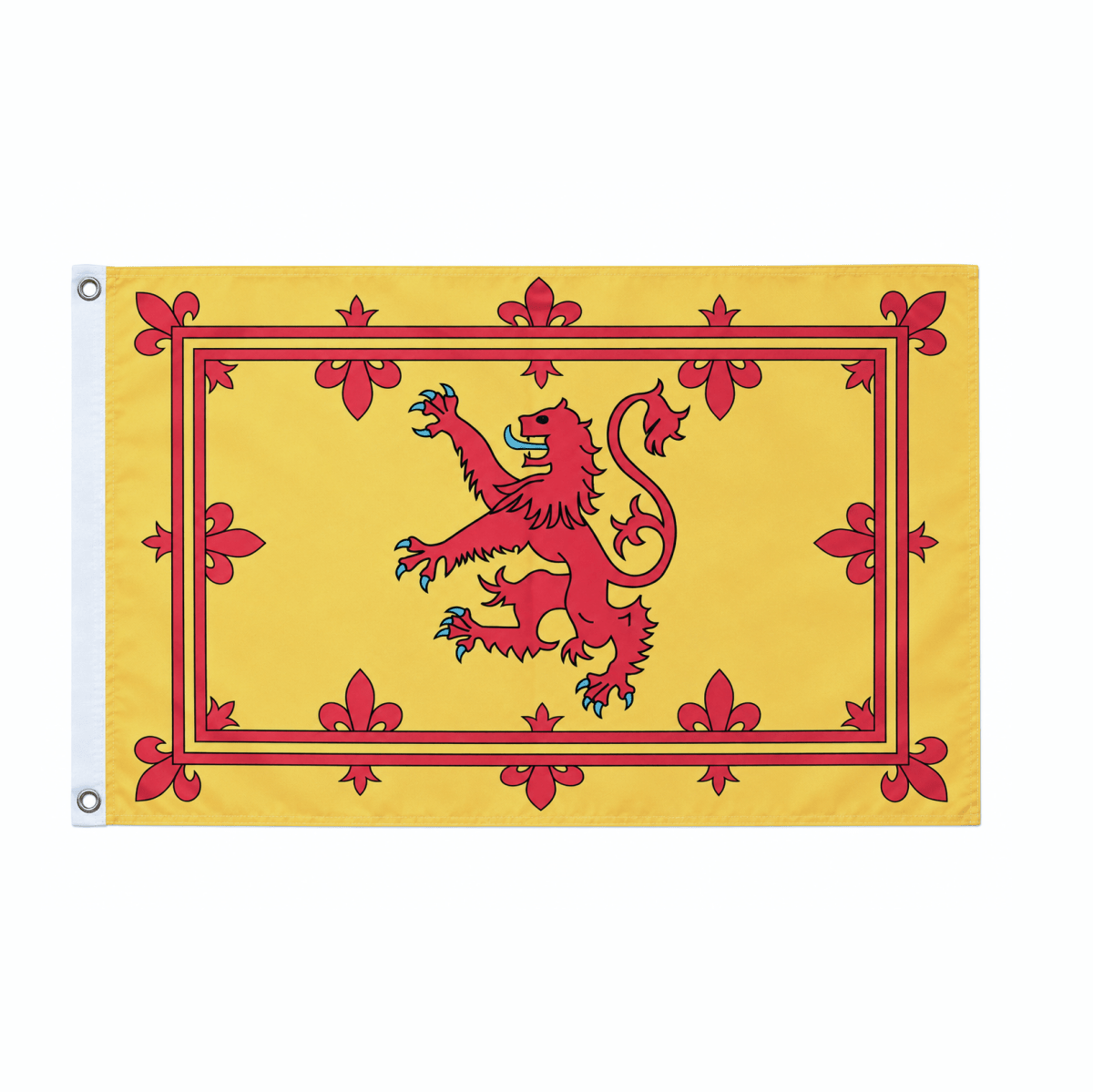Flag Scotland 5x3 Inch with Eyelets - Heritage Of Scotland - LION RAMPANT / One Size