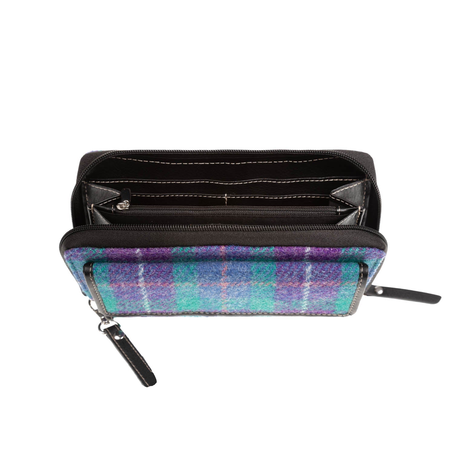 Ht Leather Travel Wallet Dpx01 / Black - Heritage Of Scotland - DPX01 / BLACK