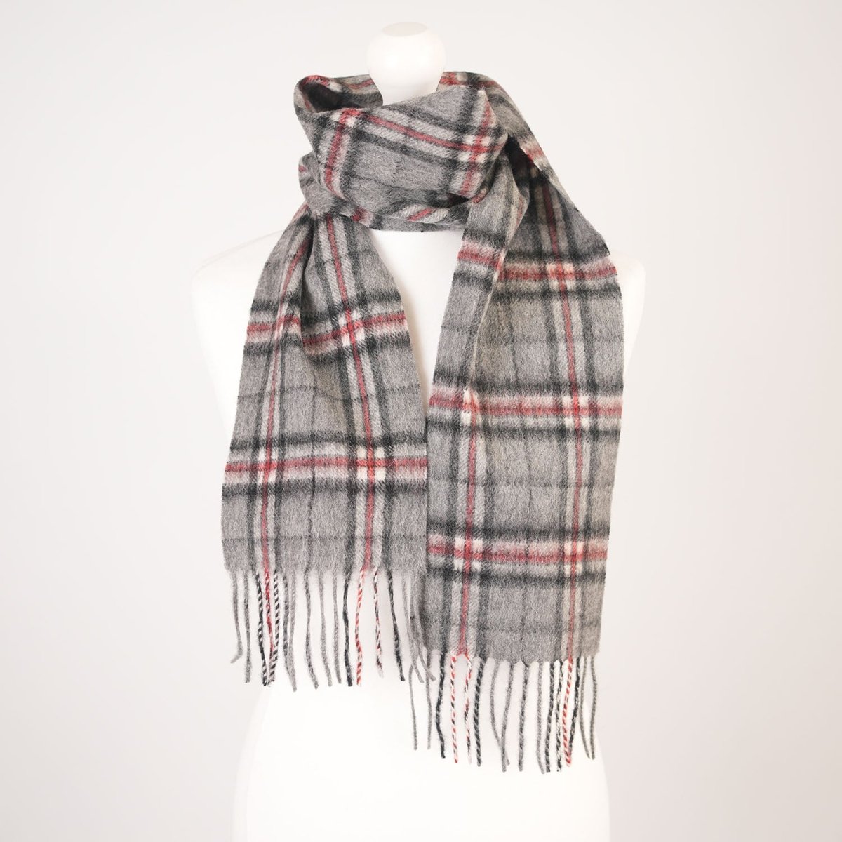 Kids 100% Lambswool Tartan Mini Scarf – Soft Children’s Wool Scarf - THOMSON GREY - Heritage Of Scotland -