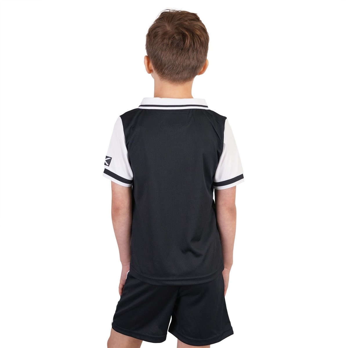 Kids Saltire Scotland Football Kit Top & Shorts Set Navy - Heritage Of Scotland - NAVY