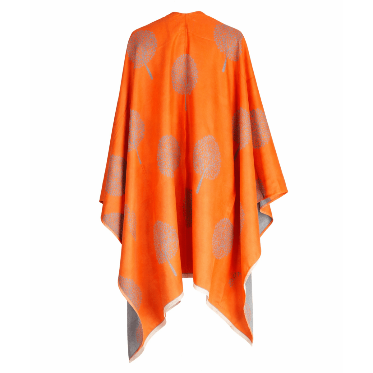 Original Tree Super Soft Cape - Heritage Of Scotland - ORANGE/GREY