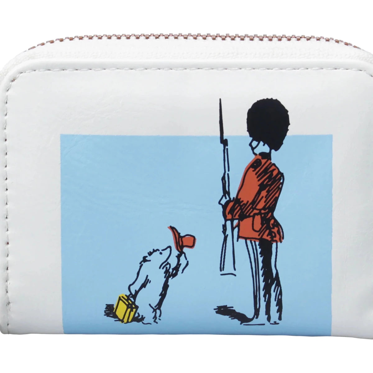 Paddington Bear King’s Guard Coin Purse – Faux Leather Zip Wallet - Heritage Of Scotland -