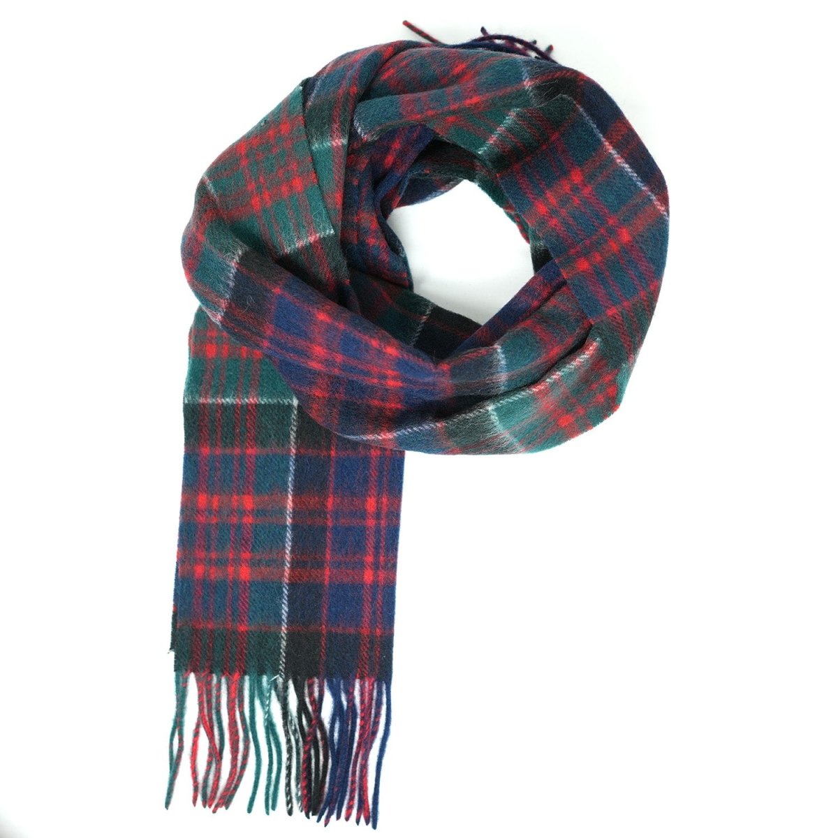 Tartan of Scotland 100% Pure New Wool Clan Scarf - MacDonald of Clanranald - Heritage Of Scotland -