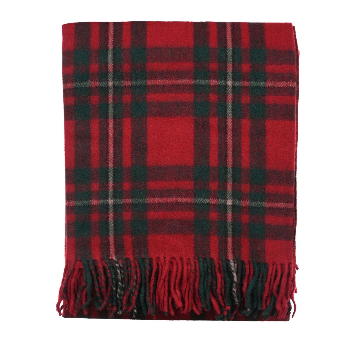 Tartan Wool Blend Blanket Throw – Soft Plaid Sofa & Bed Blanket - Macgregor - Heritage Of Scotland -