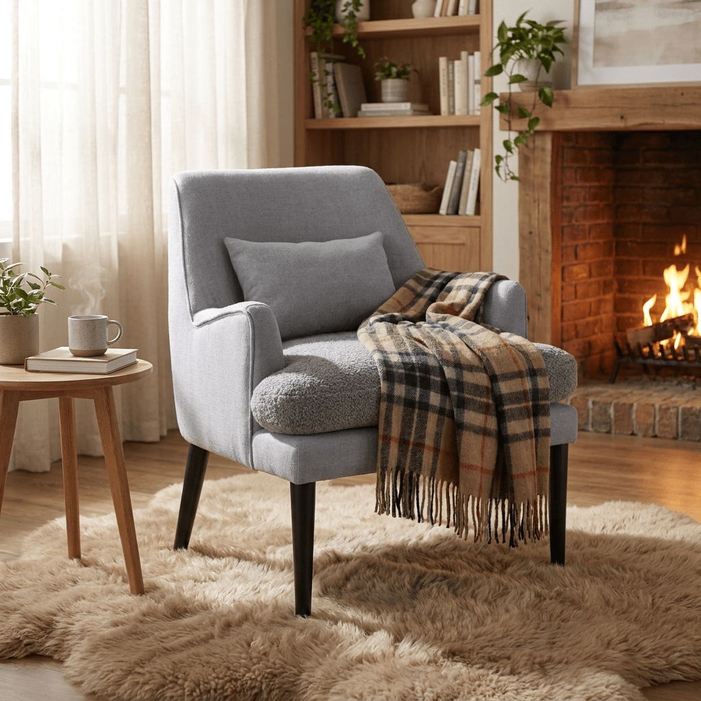 Tartan Wool Blend Blanket Throw – Soft Plaid Sofa & Bed Blanket - Thomson Camel - Heritage Of Scotland -