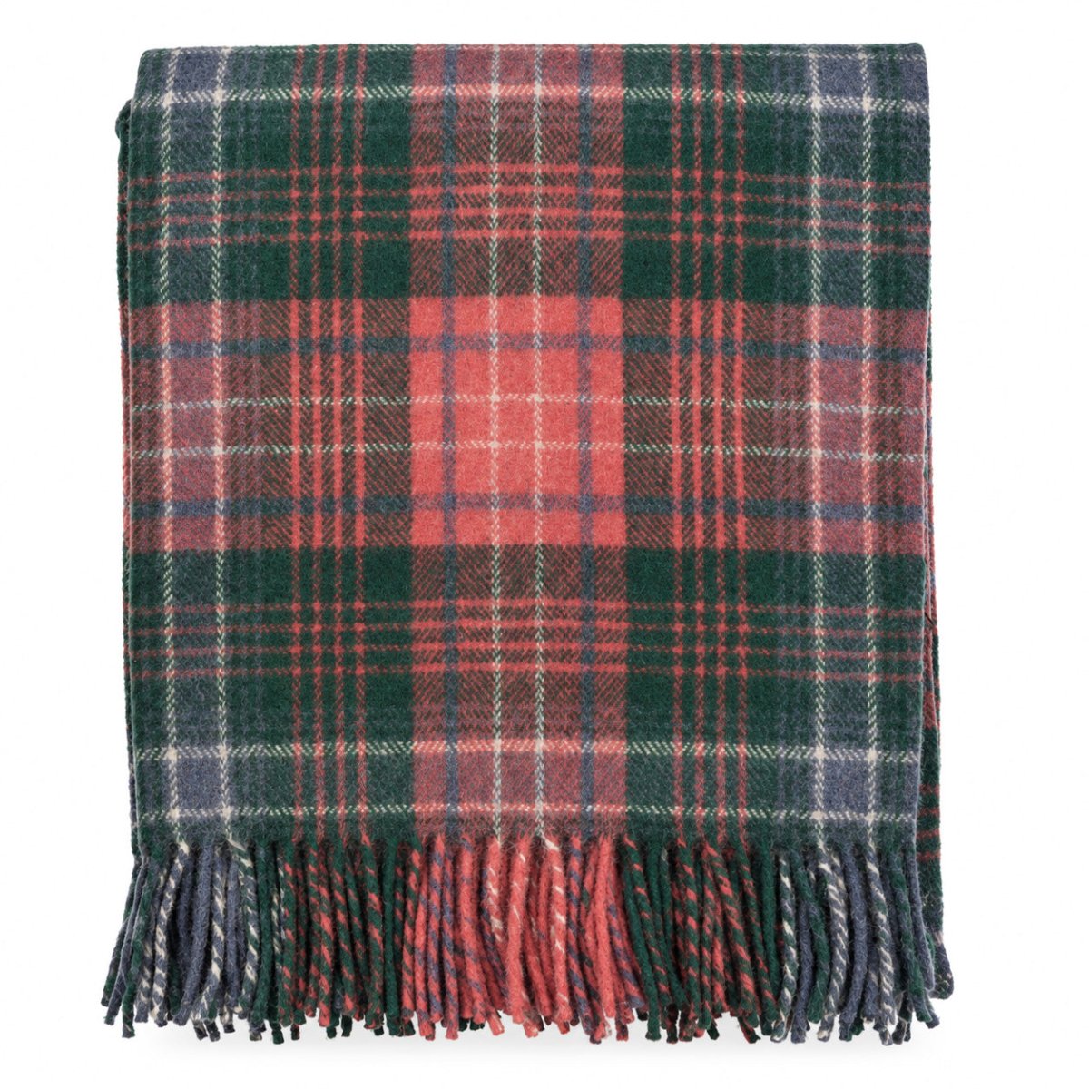 Tartan Wool Blend Blanket Throw – Soft Plaid Sofa & Bed Blanket - Wilson Ancient - Heritage Of Scotland -