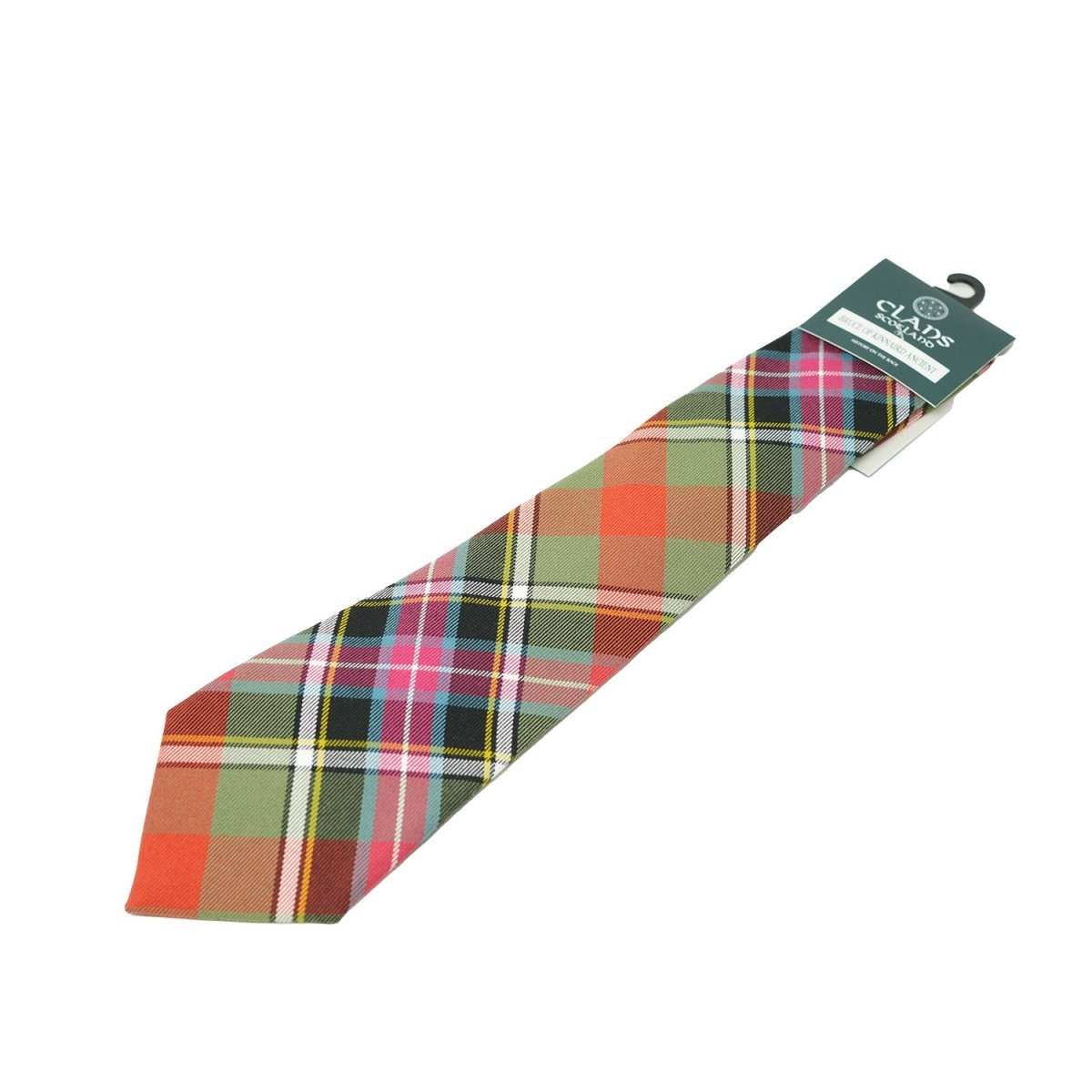 Traditional Scottish Clan Tartan Tie – Traditional Plaid Necktie - BRUCE OF KINNAIRD ANCIENT - Heritage Of Scotland -