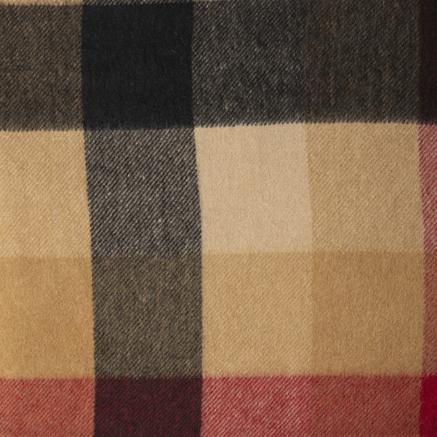 100% Cashmere Stole Made In Scotland Vicuna Block - Heritage Of Scotland - VICUNA BLOCK