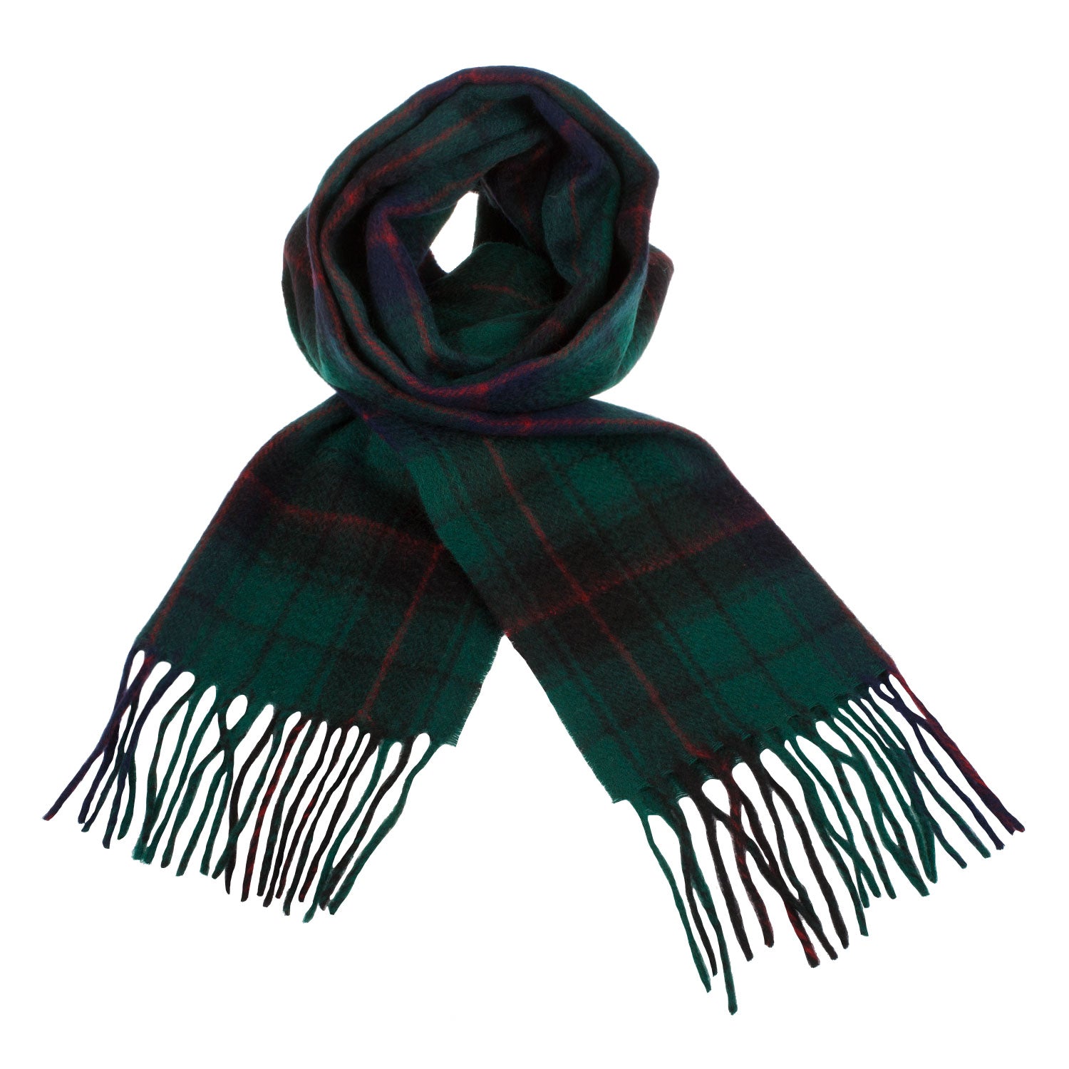 Cashmere Scottish Tartan Clan Scarf Davidson - Heritage Of Scotland - DAVIDSON