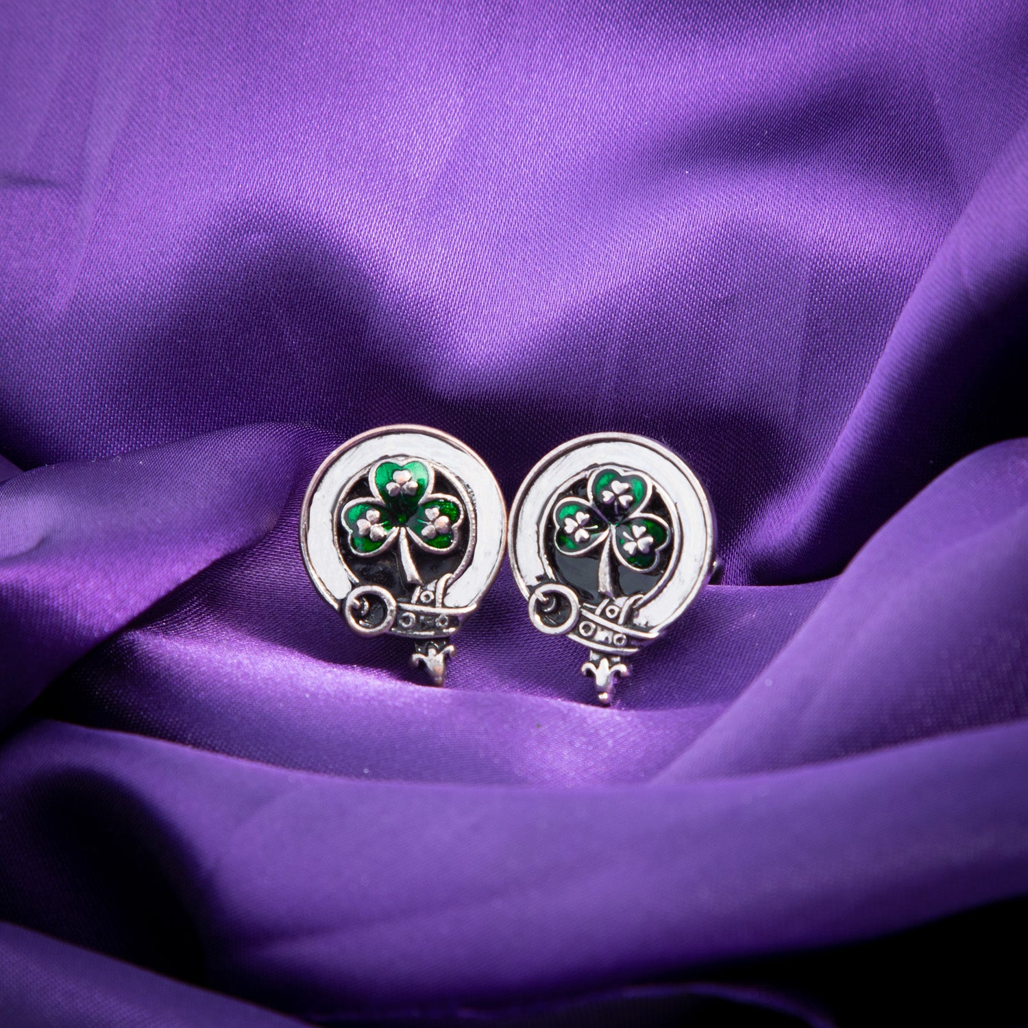 Clan Cufflinks Shamrock - Heritage Of Scotland - SHAMROCK