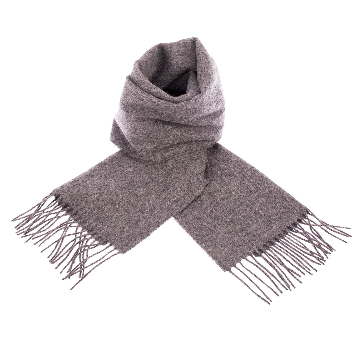 Edinburgh 100% Lambswool Scarf Derby Grey - Heritage Of Scotland - DERBY GREY