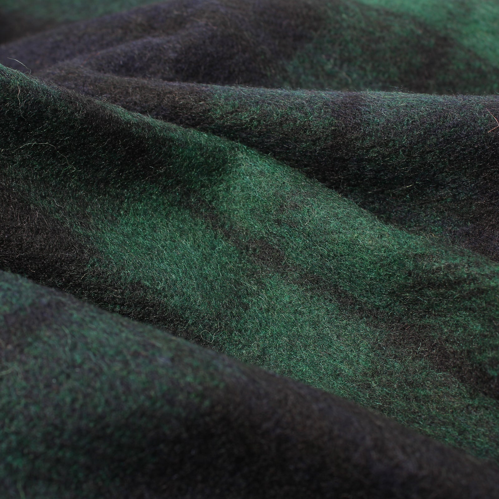 Highland Wool Blend Tartan Blanket Throw Black Watch - Heritage Of Scotland - BLACK WATCH