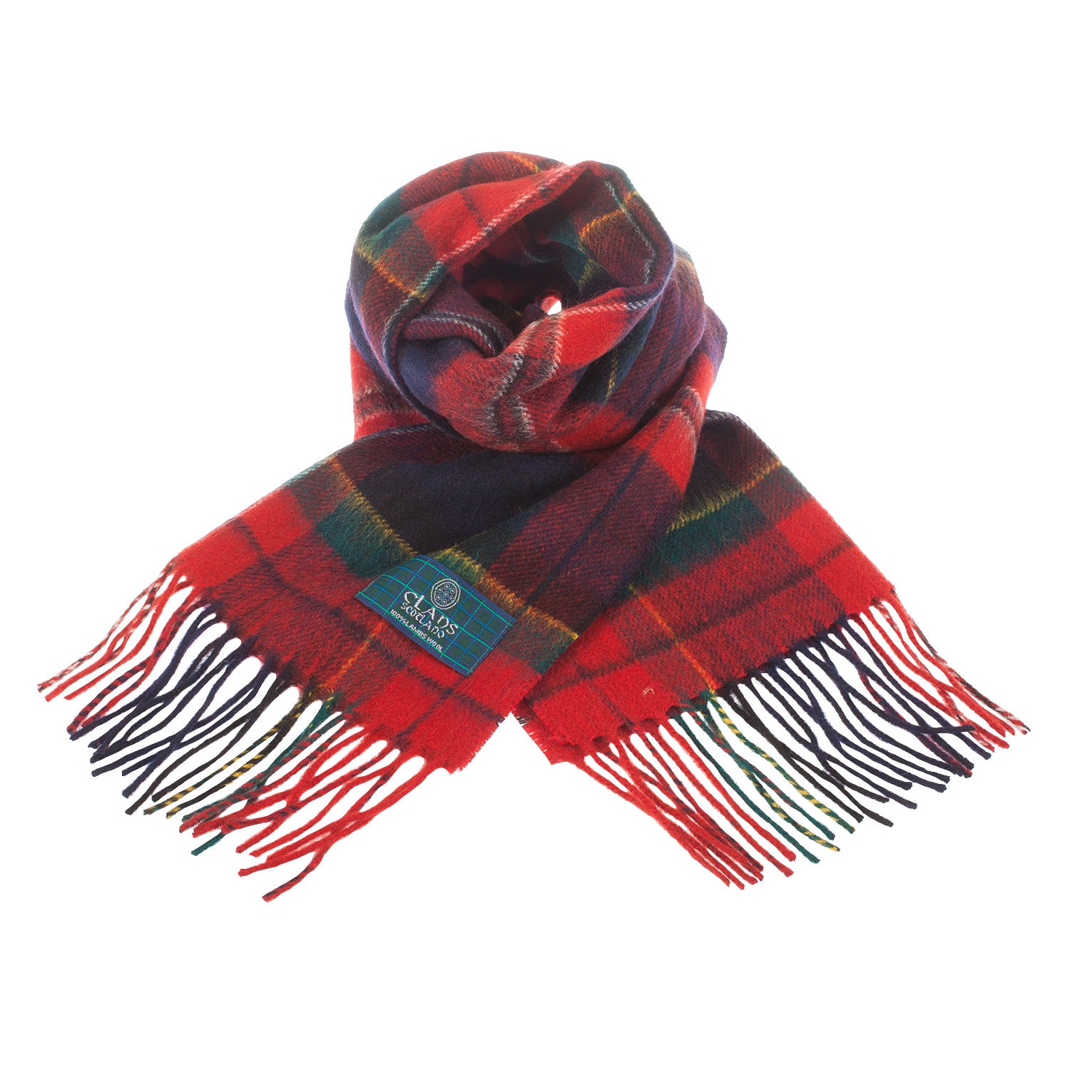 Lambswool Scottish Tartan Clan Scarf Macpherson Clan - Heritage Of Scotland - MACPHERSON CLAN