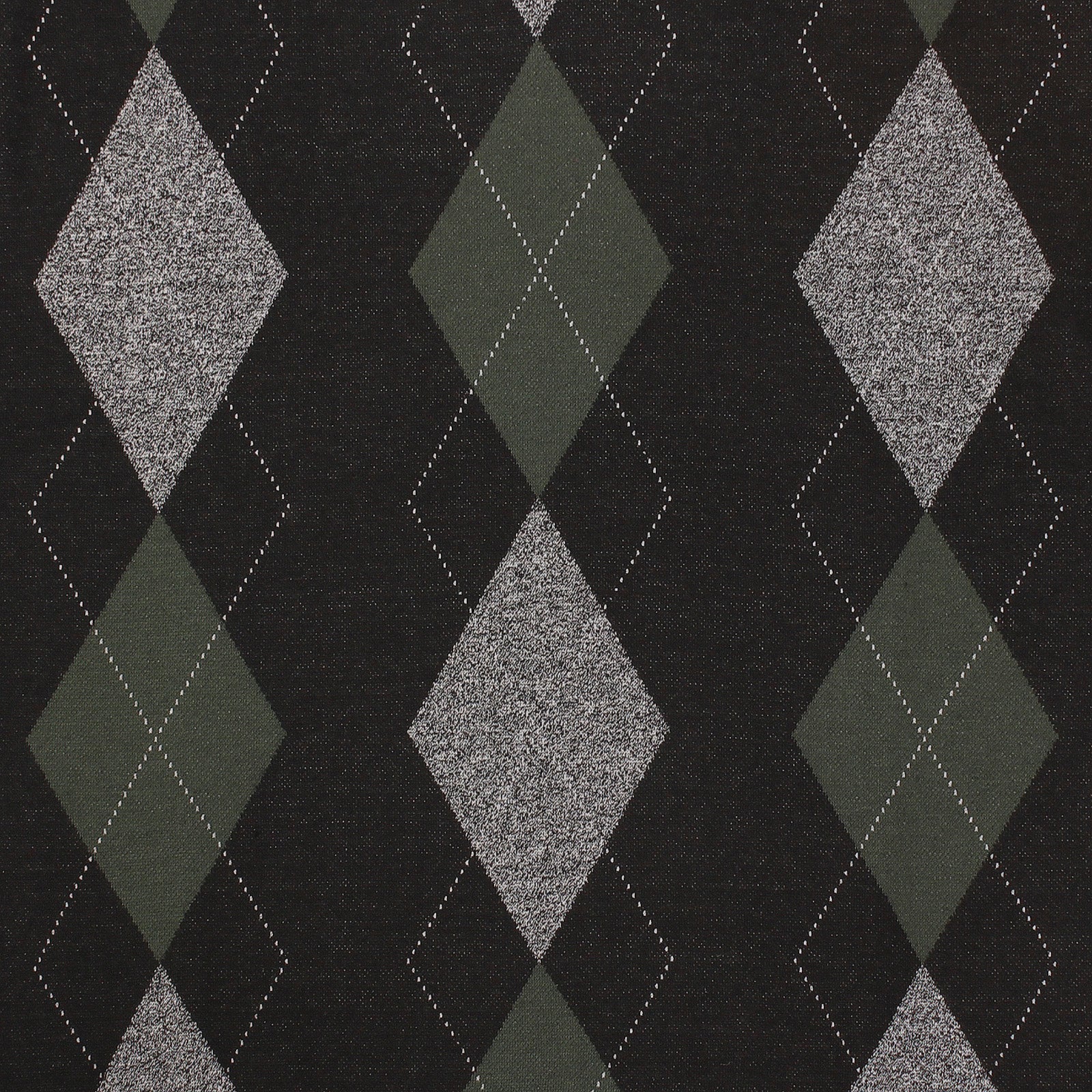 Men's Argyle Ballantrae Jumper Black - Heritage Of Scotland - BLACK