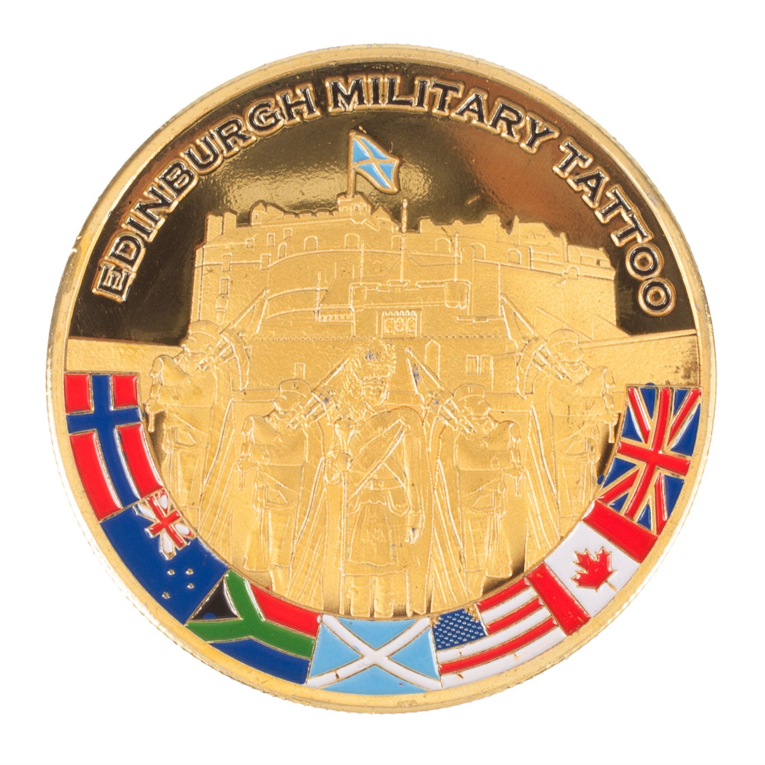 Scotland Souvenir Coin Military Tattoo - Heritage Of Scotland - MILITARY TATTOO