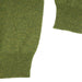 100% Cashmere C Neck Plain Men's Jumper Green Jeans - Heritage Of Scotland - GREEN JEANS