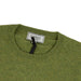 100% Cashmere C Neck Plain Men's Jumper Green Jeans - Heritage Of Scotland - GREEN JEANS