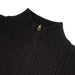 100% Cashmere Gents 1/2 Zip Sweater - Heritage Of Scotland - BLACK