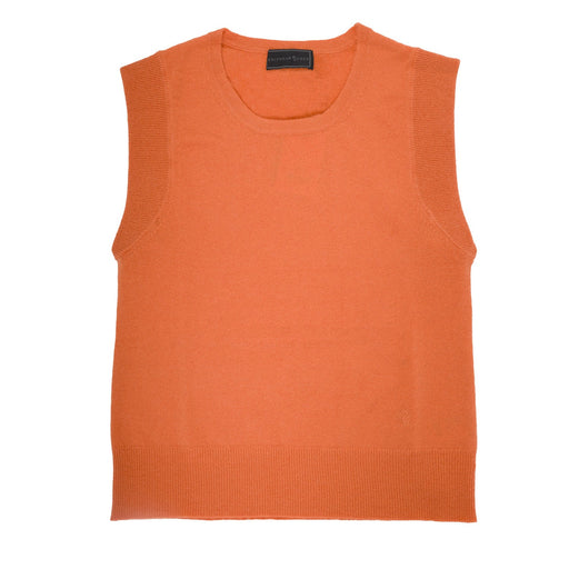 100% Cashmere Hannah Tank Flame - Heritage Of Scotland - FLAME