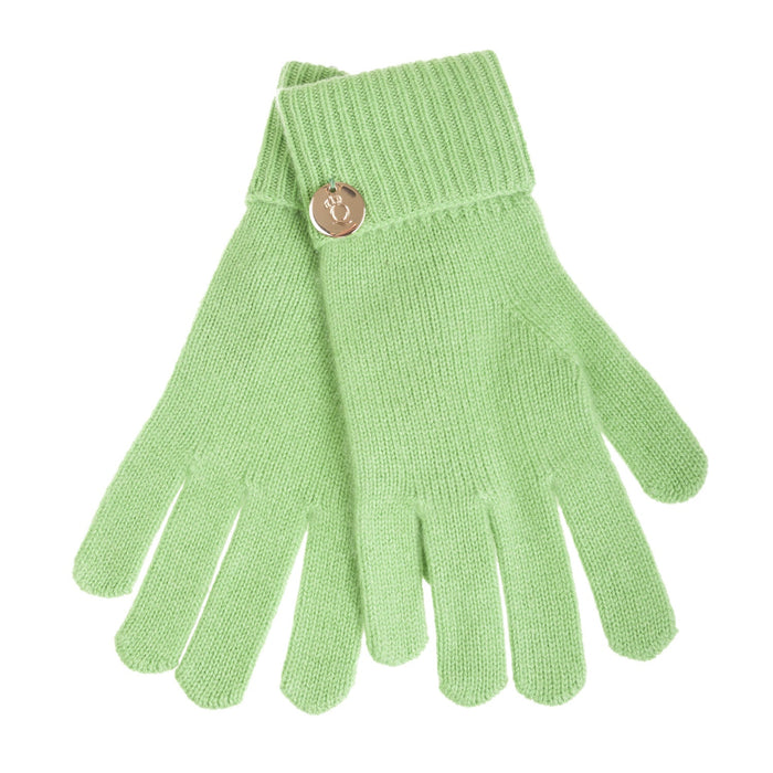 100% Cashmere Kate Plain Glove Burgreen - Heritage Of Scotland - BURGREEN