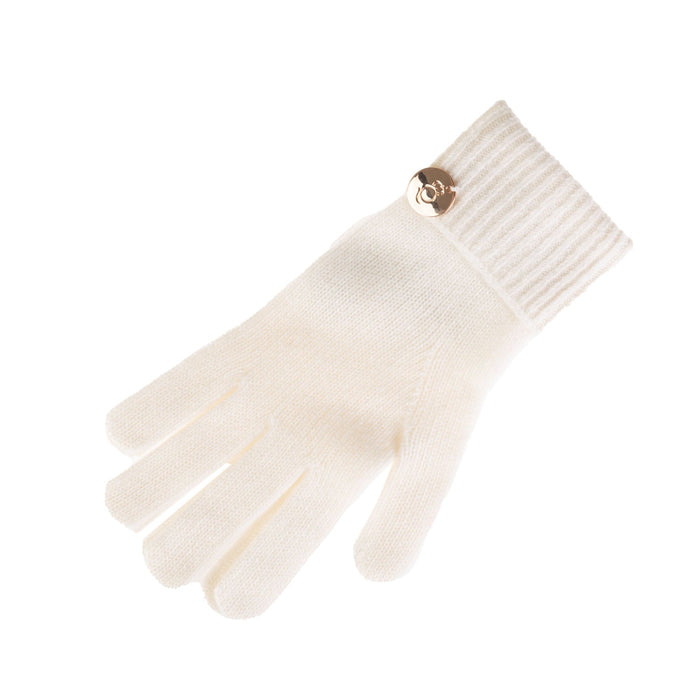 100% Cashmere Kate Plain Glove Cloud - Heritage Of Scotland - CLOUD