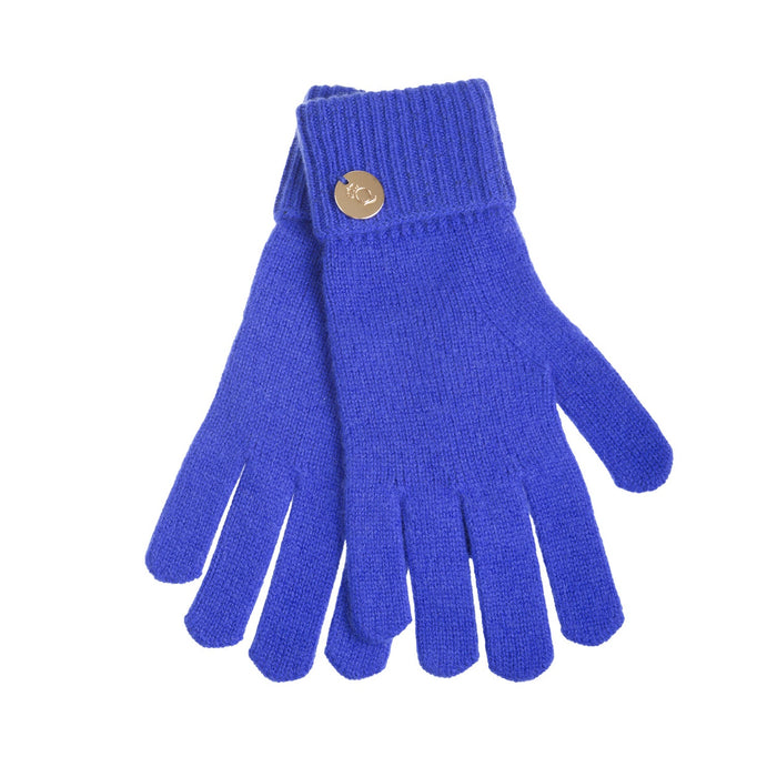 100% Cashmere Kate Plain Glove Skydiver - Heritage Of Scotland - SKYDIVER