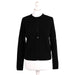 100% Cashmere Ladies NEW Crew Cardigan Black - Heritage Of Scotland - XS
