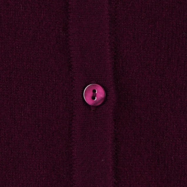 100% Cashmere Ladies NEW Crew Cardigan Eminence - Heritage Of Scotland - XS