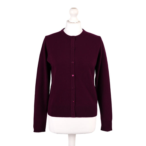 100% Cashmere Ladies NEW Crew Cardigan Eminence - Heritage Of Scotland - XS