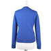 100% Cashmere Ladies V Neck Cardigan Cornflower - Heritage Of Scotland - XS