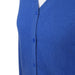 100% Cashmere Ladies V Neck Cardigan Cornflower - Heritage Of Scotland - XS