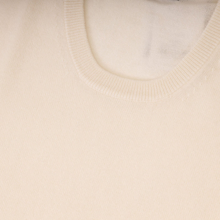 100% Cashmere Millie Crew Neck Cloud - Heritage Of Scotland - CLOUD