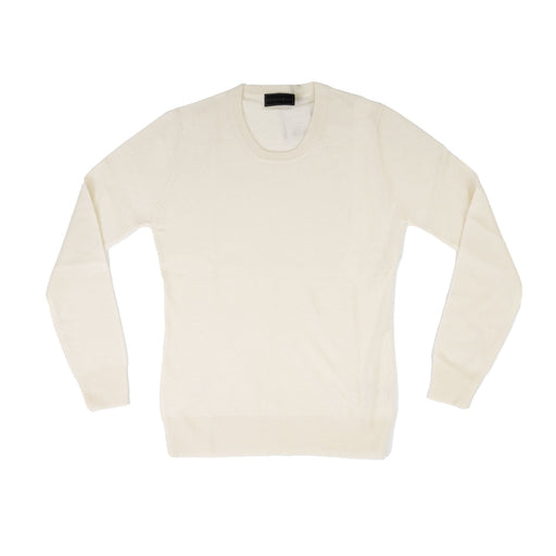 100% Cashmere Millie Crew Neck Cloud - Heritage Of Scotland - CLOUD