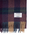 100% Cashmere Wide Tartan Scarf Scots Check – Eminence/Camel - Heritage Of Scotland - Scots Check – Eminence/Camel