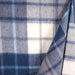 100% Lambswool Blanket Mill Check Navy - Heritage Of Scotland - MILL CHECK NAVY