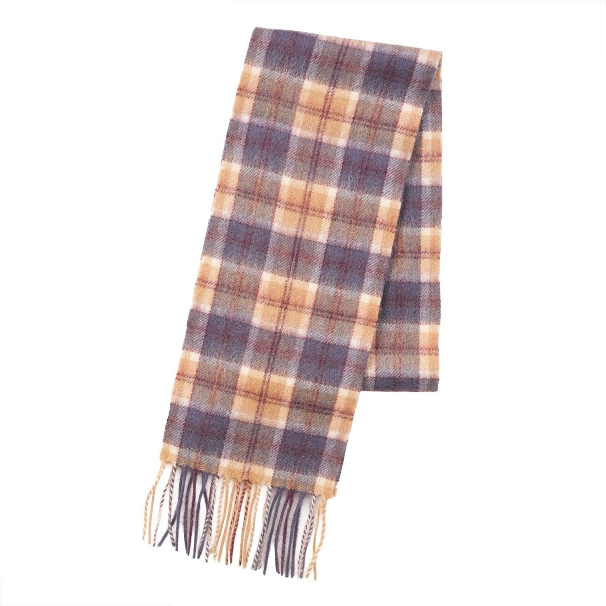100% Lambswool Kids Mini Scarf Tartan – BANNOCKBANE NAVY - Heritage Of Scotland -