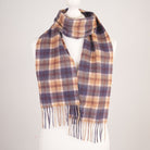 100% Lambswool Kids Mini Scarf Tartan – BANNOCKBANE NAVY - Heritage Of Scotland -