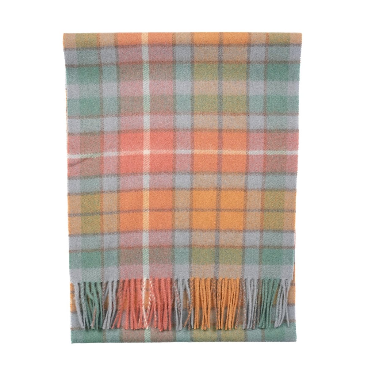 100% Lambswool Wide Scarf Soft Unisex Winter Wrap Heritage of Scotland - Buchanan Antique - Heritage Of Scotland -