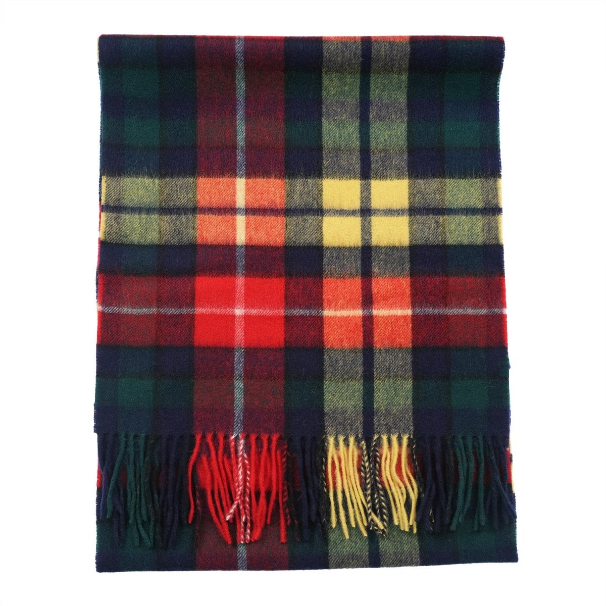 100% Lambswool Wide Scarf Soft Unisex Winter Wrap Heritage of Scotland - Buchanan Modern - Heritage Of Scotland -
