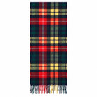 100% Lambswool Wide Scarf Soft Unisex Winter Wrap Heritage of Scotland - Buchanan Modern - Heritage Of Scotland -