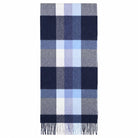 100% Lambswool Wide Scarf Soft Unisex Winter Wrap Heritage of Scotland - Galaxy Check Eclipse - Heritage Of Scotland -
